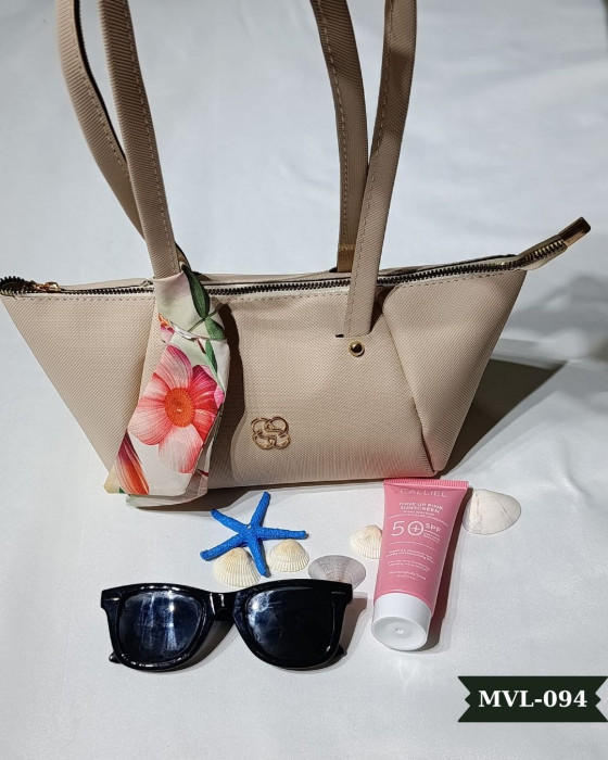 Vizon Fularlı Omuz Çantası